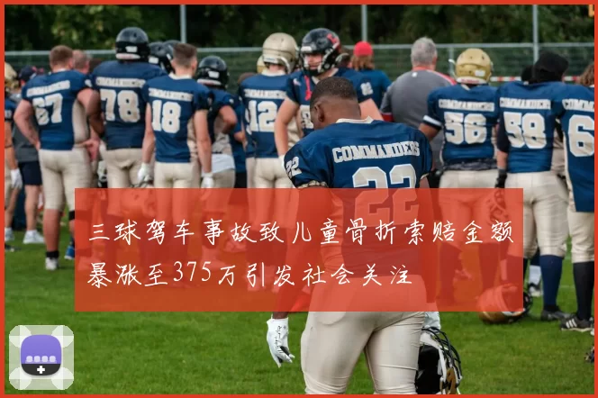 三球驾车事故致儿童骨折索赔金额暴涨至375万引发社会关注